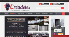 Desktop Screenshot of creadetex.com