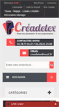 Mobile Screenshot of creadetex.com